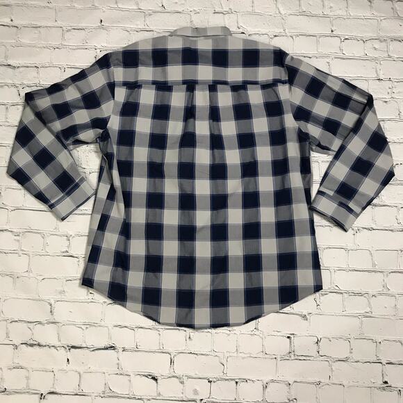 Blue Medium Square Button Down Shirt - Picture 7 of 9